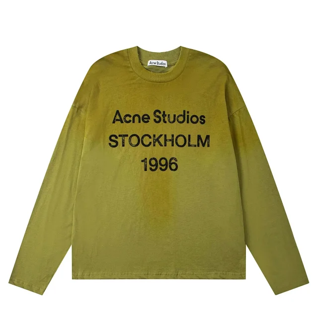 Acne Studios T-Shirts Stockholm 1996 Graphic Long-Sleeve T-Shirt product detail image 23