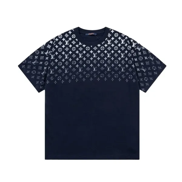 Louis Vuitton Monogram All-Over Print Black T-Shirt - 61