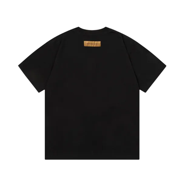 Louis Vuitton Monogram All-Over Print Black T-Shirt - 44