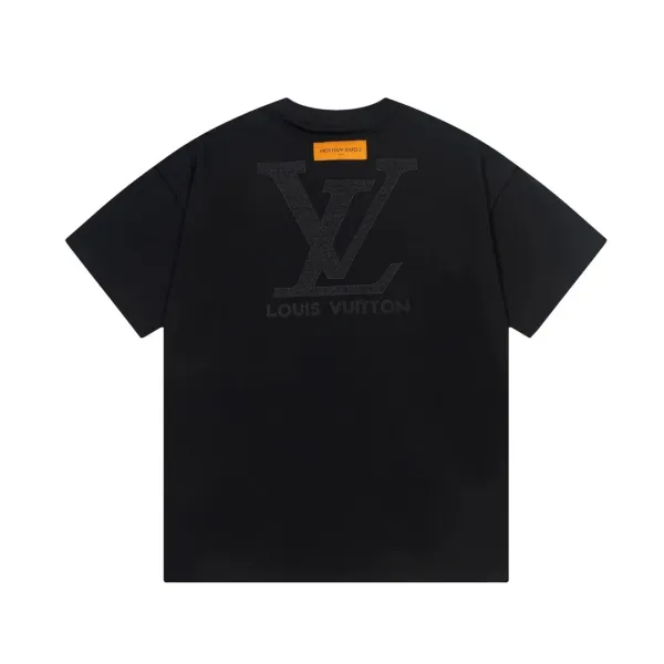Louis Vuitton Monogram All-Over Print Black T-Shirt - 38