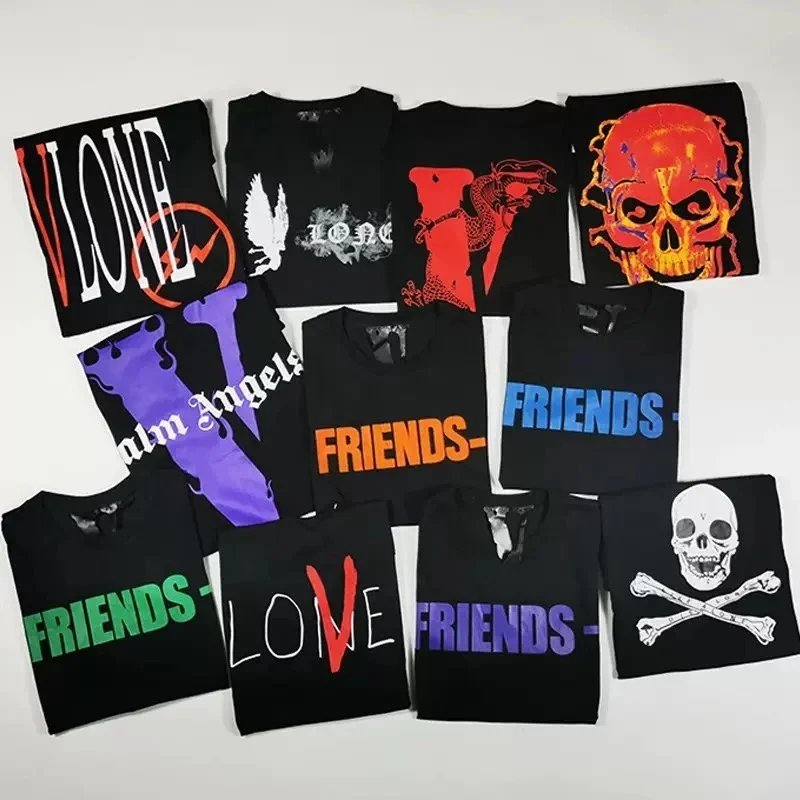 Vlone Friends & Skull Graphic 