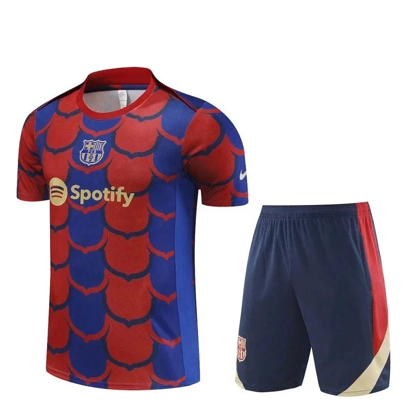 CBF Brazil National Team Training Kit Green/Navy Sports-T-Shirt and Sports-Shorts - 9