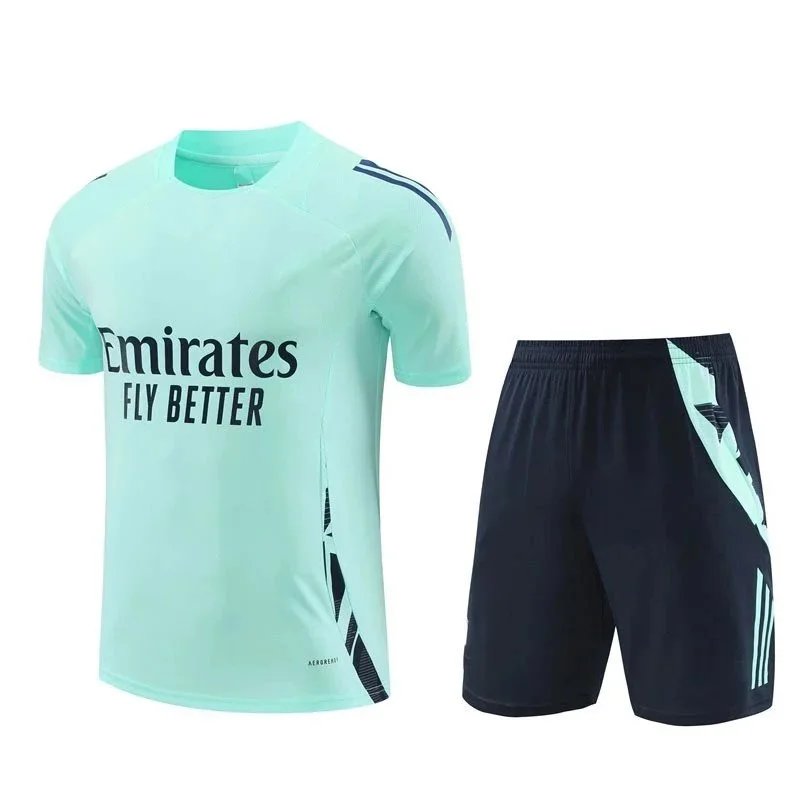CBF Brazil National Team Training Kit Green/Navy Sports-T-Shirt and Sports-Shorts - 16