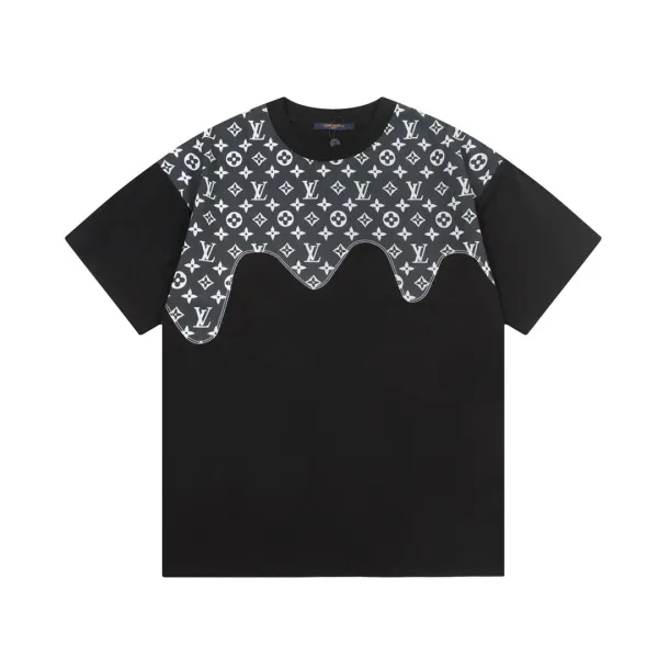 Louis Vuitton Monogram All-Over Print Black T-Shirt - 69