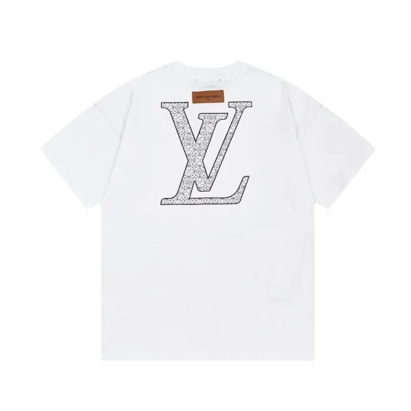 Louis Vuitton Monogram All-Over Print Black T-Shirt - 36