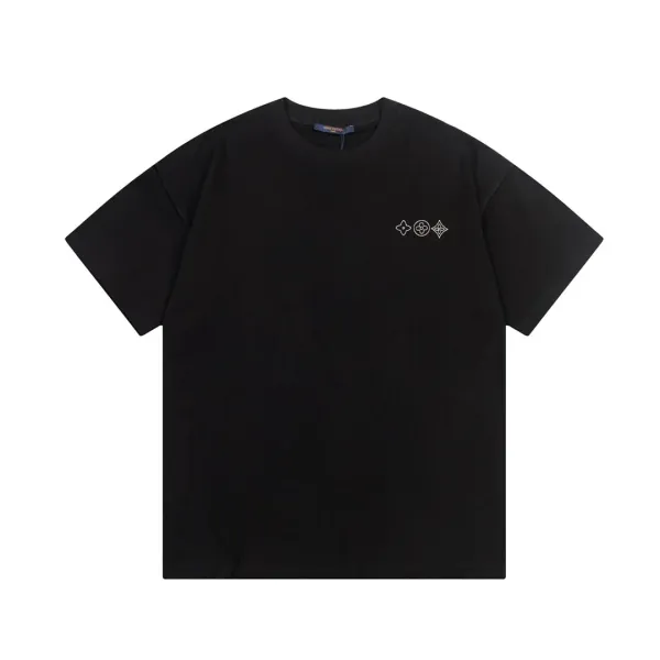 Louis Vuitton Monogram All-Over Print Black T-Shirt - 31