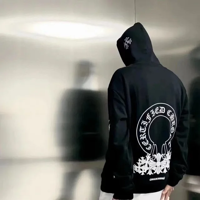 Chrome Hearts Hoodies & Sweatshirts Cross Graphic and product detail image 6
