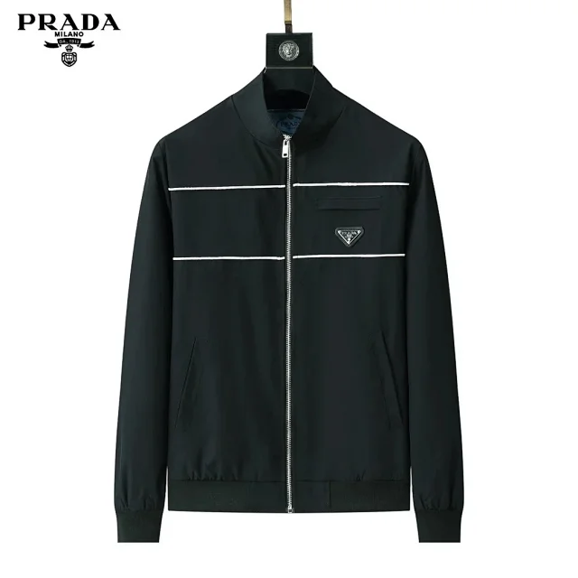 Burberry Jackets Hooded zip-up check windbreaker product detail image 14