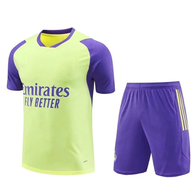 CBF Brazil National Team Training Kit Green/Navy Sports-T-Shirt and Sports-Shorts - 8