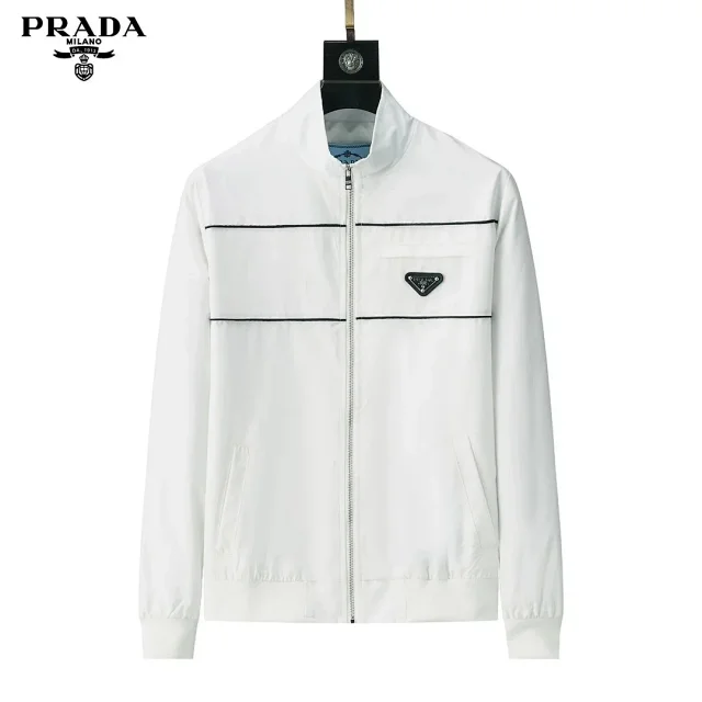 Burberry Jackets Hooded zip-up check windbreaker product detail image 15