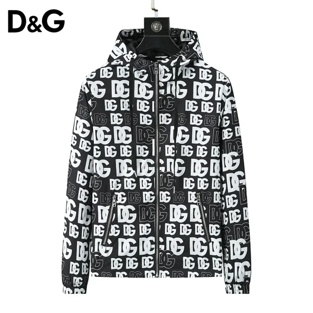 Burberry Jackets Hooded zip-up check windbreaker product detail image 20
