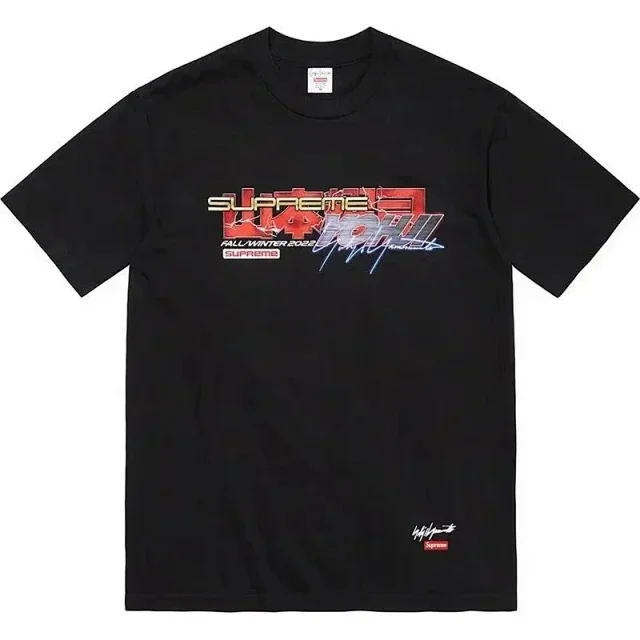 Supreme T-Shirts Short-Sleeve Graphic Logo T-Shirt product detail image 11
