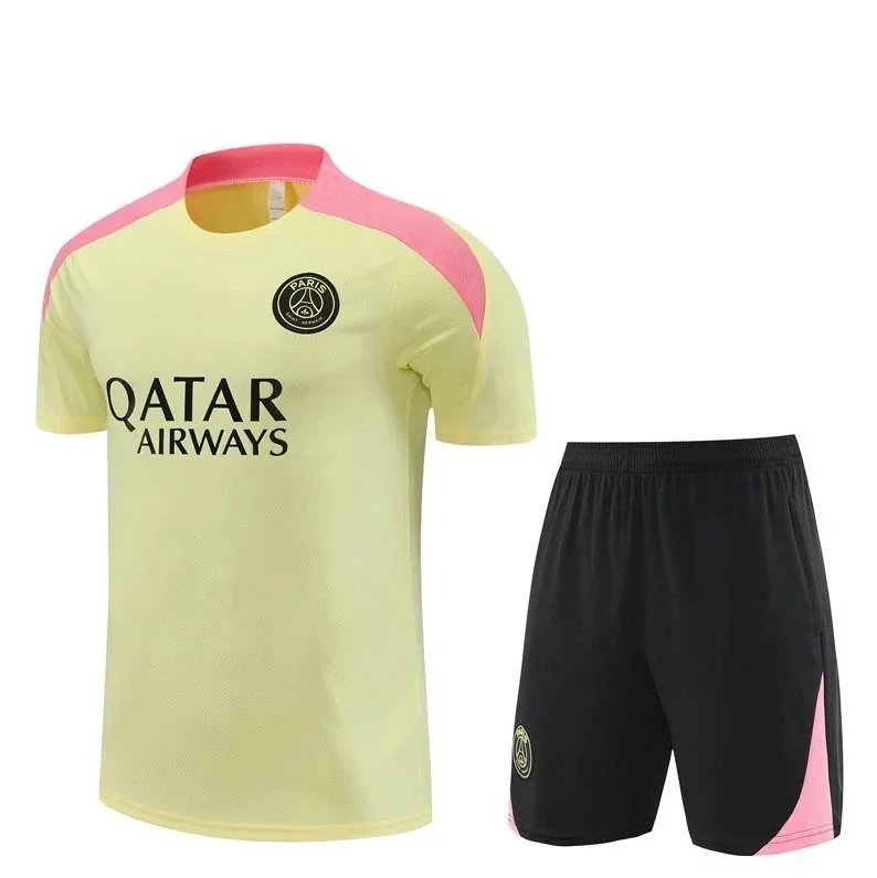 CBF Brazil National Team Training Kit Green/Navy Sports-T-Shirt and Sports-Shorts - 10