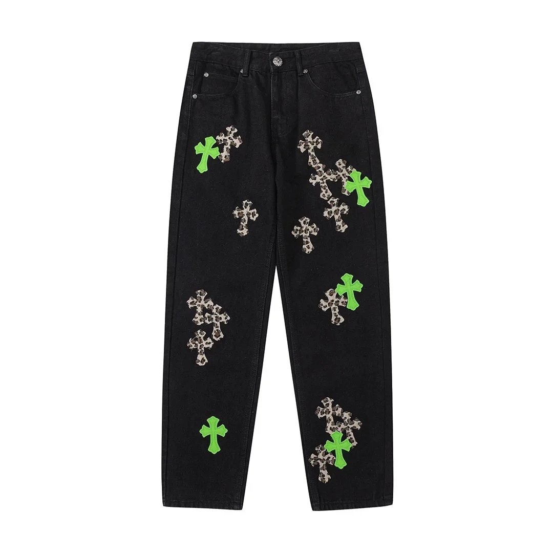 Chrome Hearts Cross Print Jean