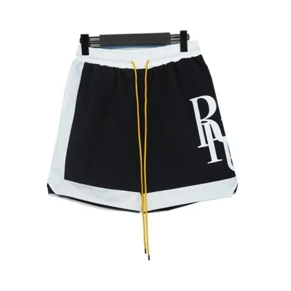 Rhude Logo Swim Shorts Black - 17
