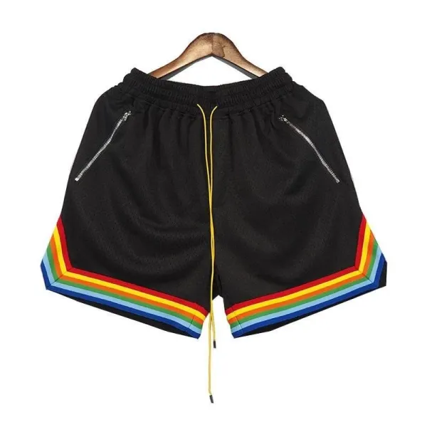 Rhude Logo Swim Shorts Black - 21