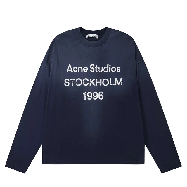 Acne Studios T-Shirts Stockholm 1996 Graphic Long-Sleeve T-Shirt product detail image 26