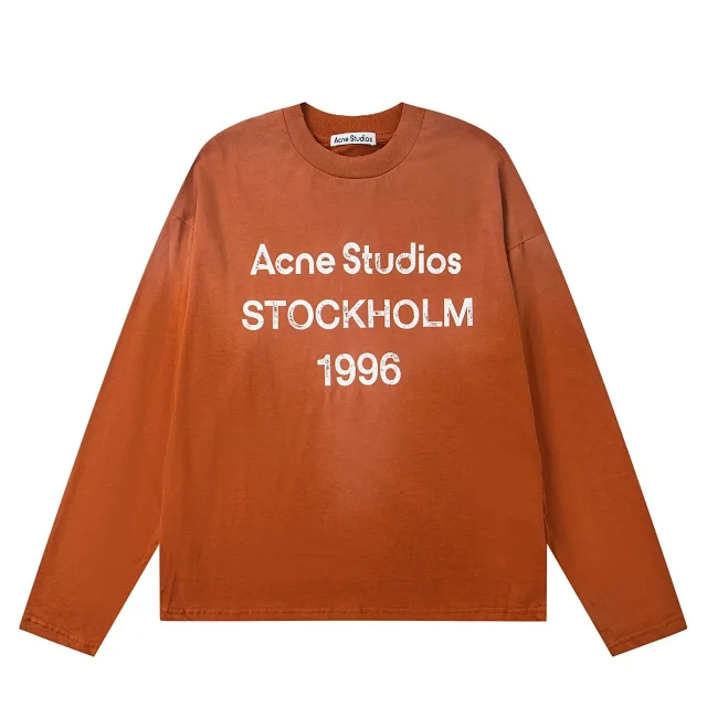 Acne Studios T-Shirts Stockholm 1996 Graphic Long-Sleeve T-Shirt product detail image 27