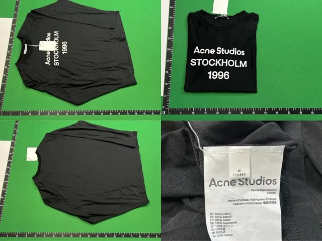 Acne Studios T-Shirts Stockholm 1996 Graphic Long-Sleeve T-Shirt product detail image 2