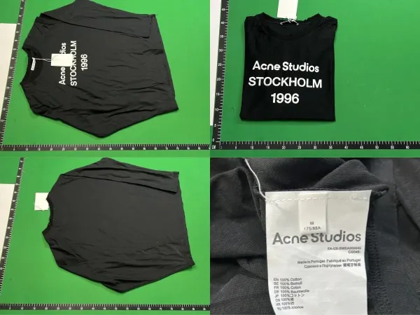 Acne Studios Stockholm 1996 Navy Long-Sleeve T-Shirt - 3