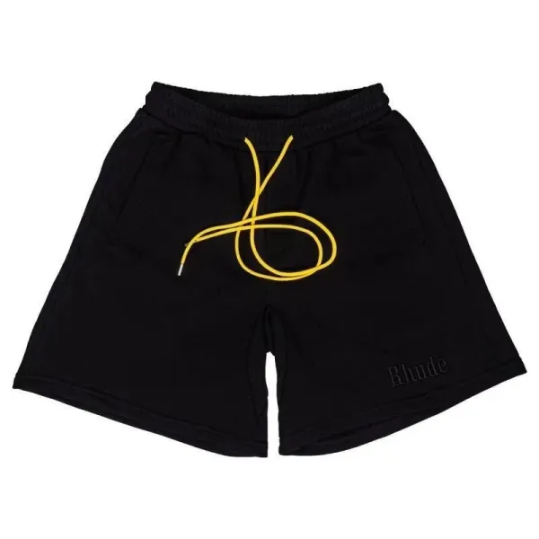 Rhude Logo Swim Shorts Black - 13