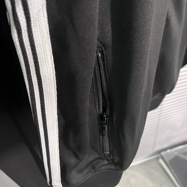 Needles Jackets Zip-Up Track Jacket with Side Stripes and Butterfly Embroidery product detail image 13