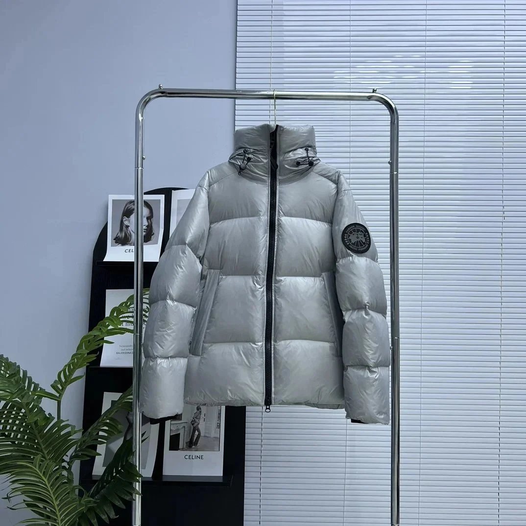 Canada Goose Lodge Down Jacket Navy Blue - 17
