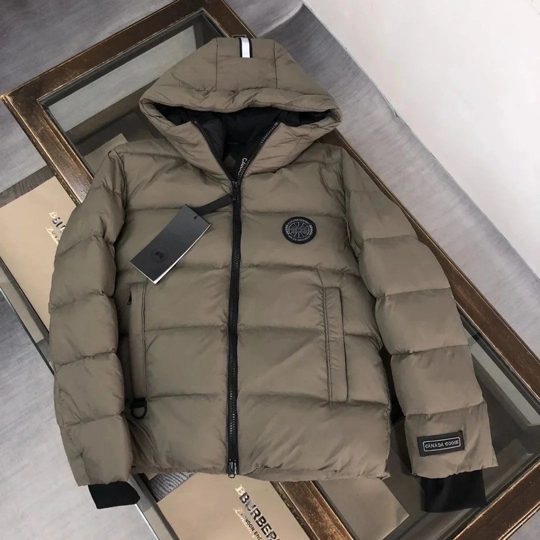 Canada Goose Lodge Down Jacket Navy Blue - 28
