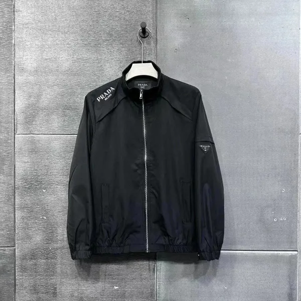 Prada Re-Nylon Windbreaker White Outerwear - 8