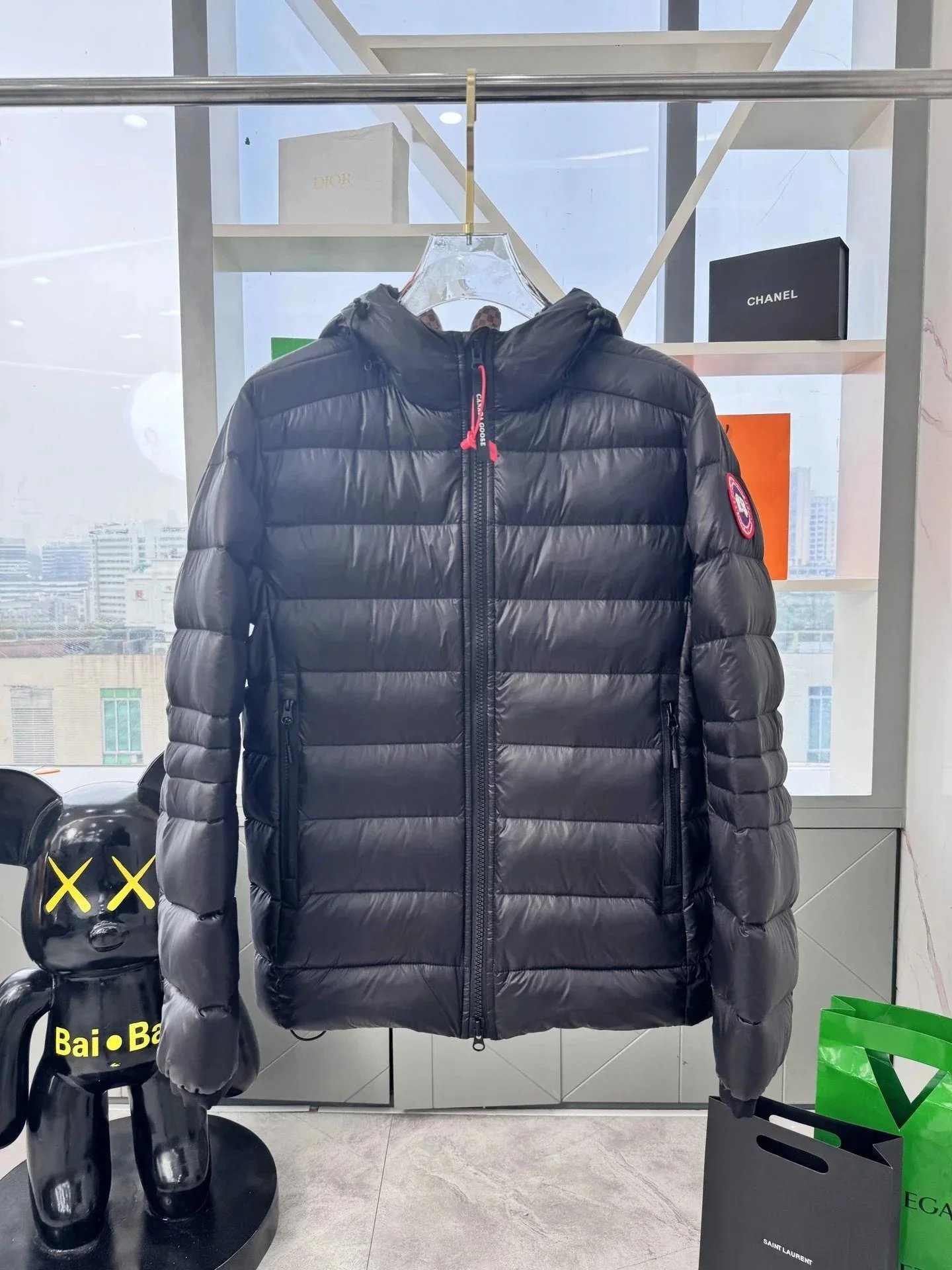 Canada Goose Lodge Down Jacket Navy Blue - 31
