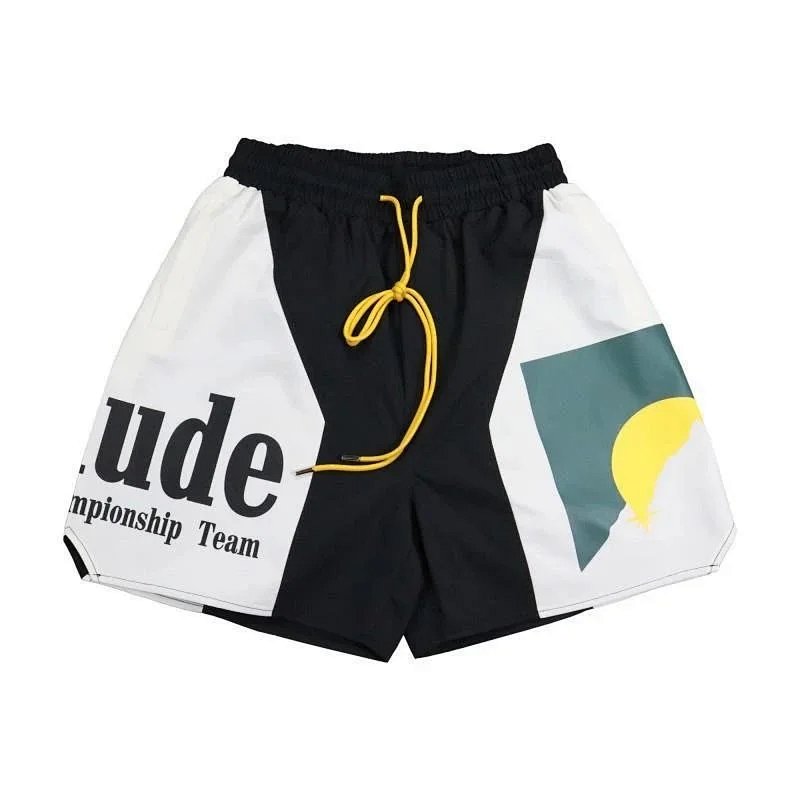 Design Rainbow Trim Mesh Shorts Black product detail 25 in Litbuy spreadsheet finds