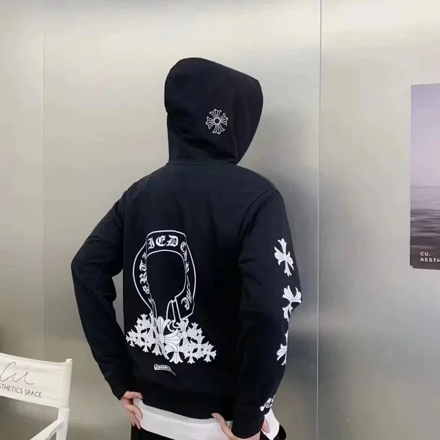 Chrome Hearts Hoodies & Sweatshirts Cross Graphic and product detail image 5