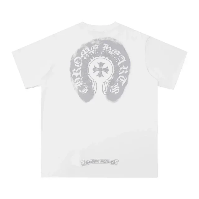 Chrome Hearts T-Shirts Graphic Cross Print Short-Sleeve product detail image 13
