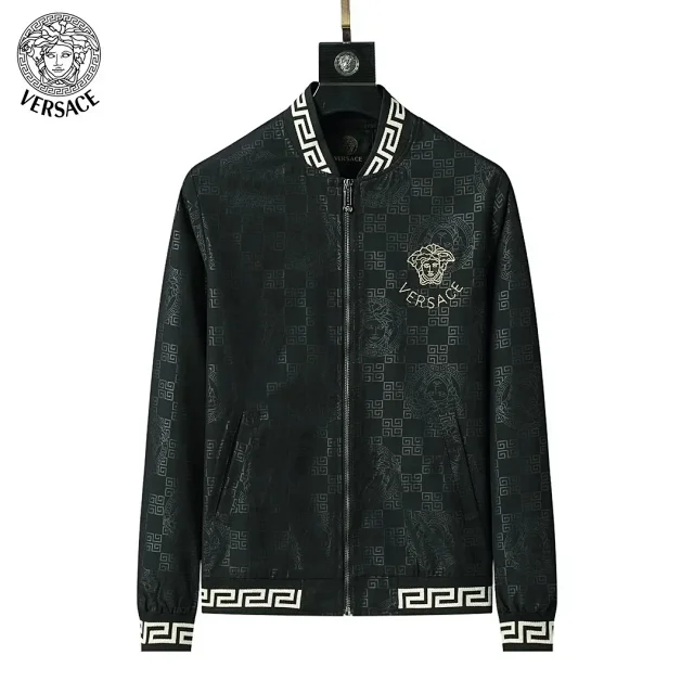 Burberry Jackets Hooded zip-up check windbreaker product detail image 17