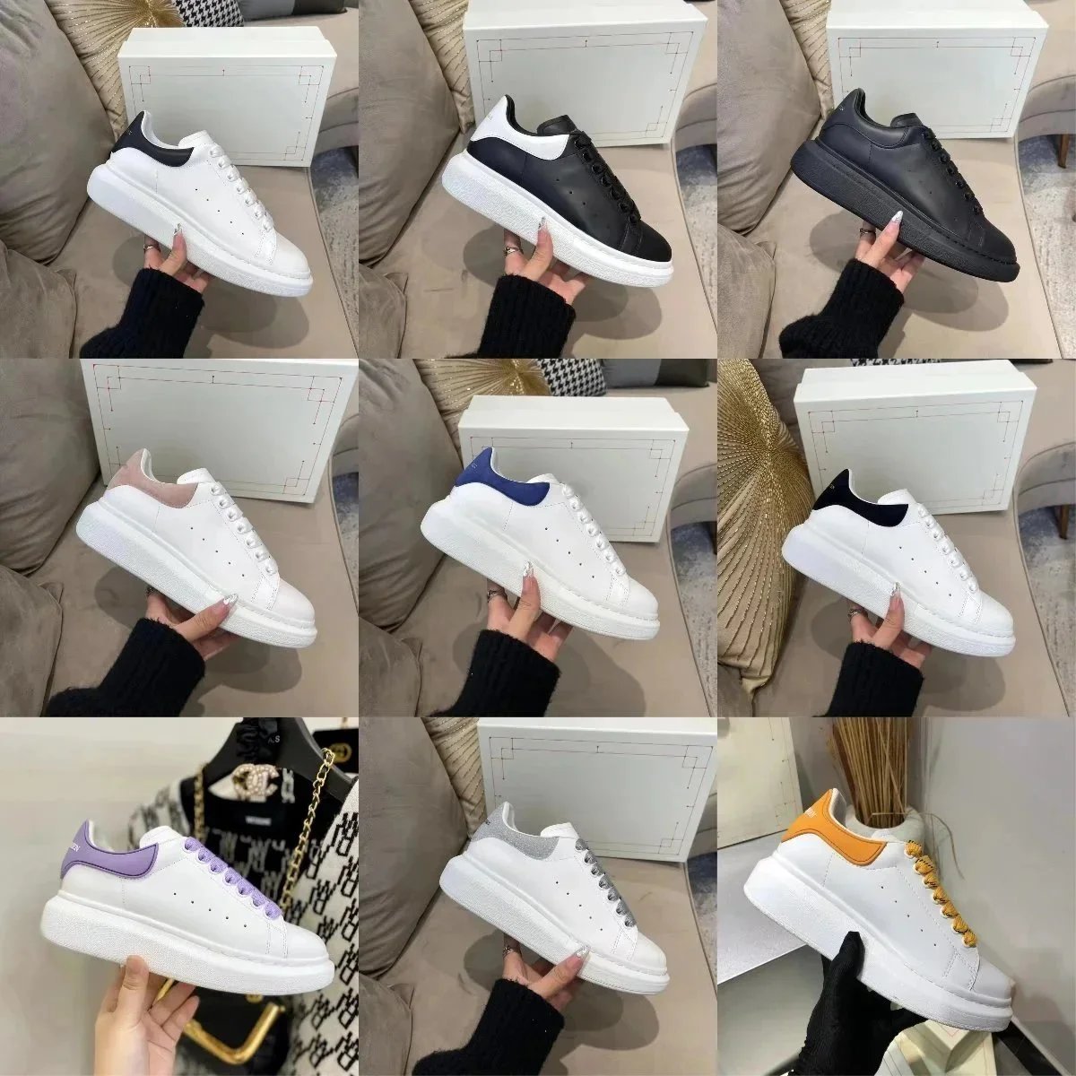 McQueen Oversized Sole Sneakers [28 styles]