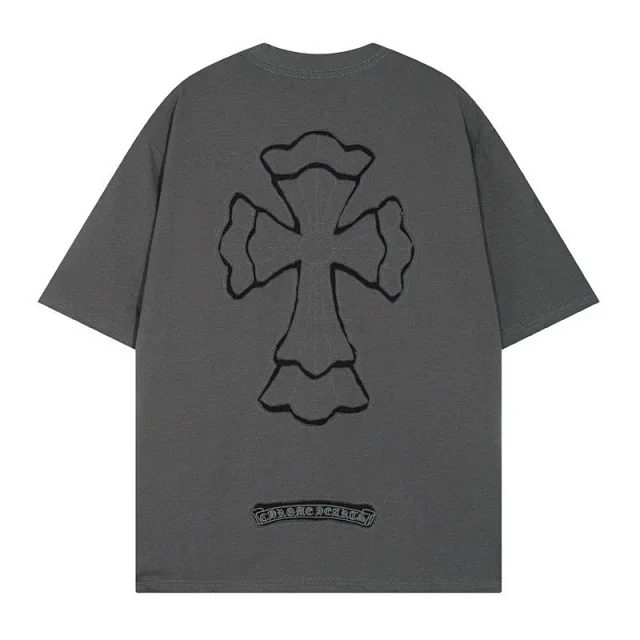 Chrome Hearts T-Shirts Graphic Cross Print Short-Sleeve product detail image 14