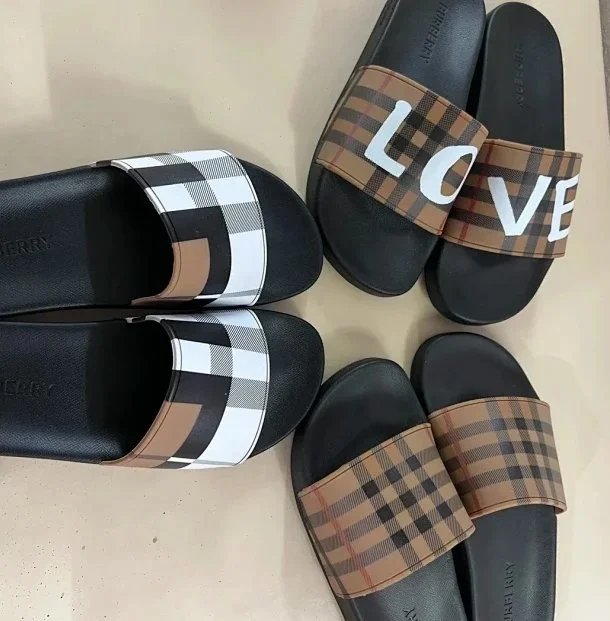 Essentials Slide Sandals Black Slippers - 7