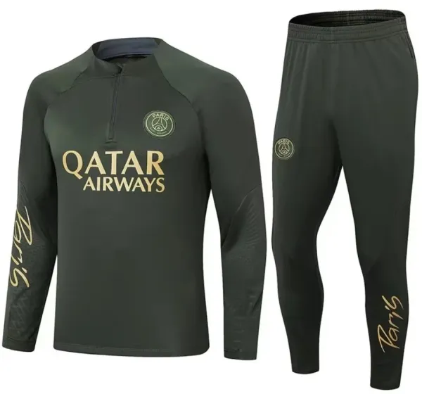 Arsenal x Adidas Training Tracksuit Black - 6