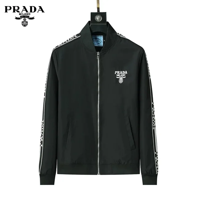Burberry Jackets Hooded zip-up check windbreaker product detail image 12