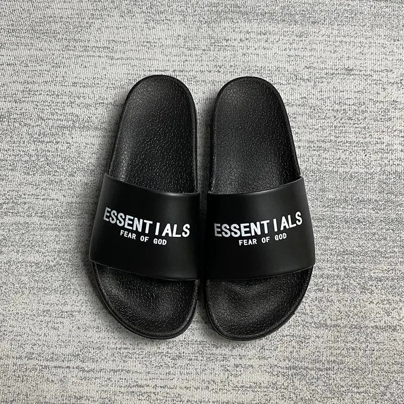 Fear of God Essentials Slide Black Slippers - 1