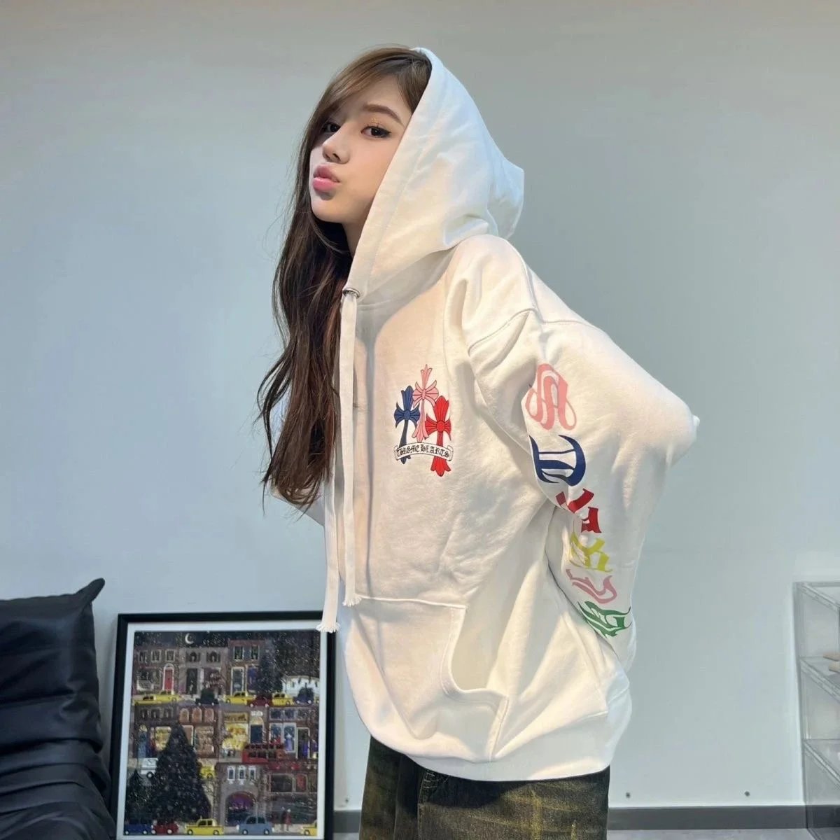 REVIVED x Anti-Zoom 69 Vation Graphic Hoodie Pink - 3