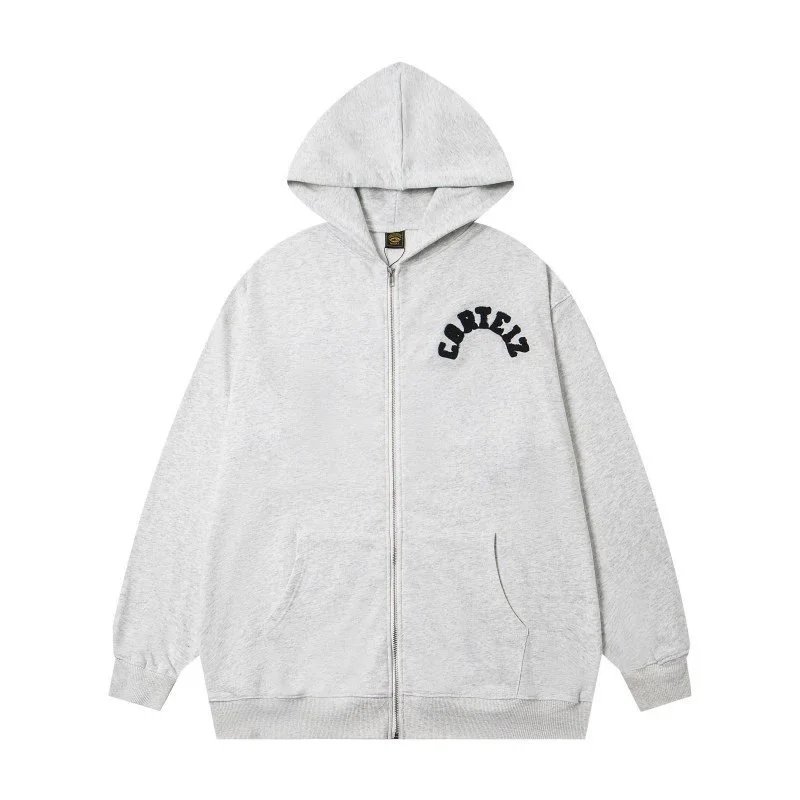 Corteiz Hoodies & Sweatshirts Rules the World graphic zip-up hoodie — BB029