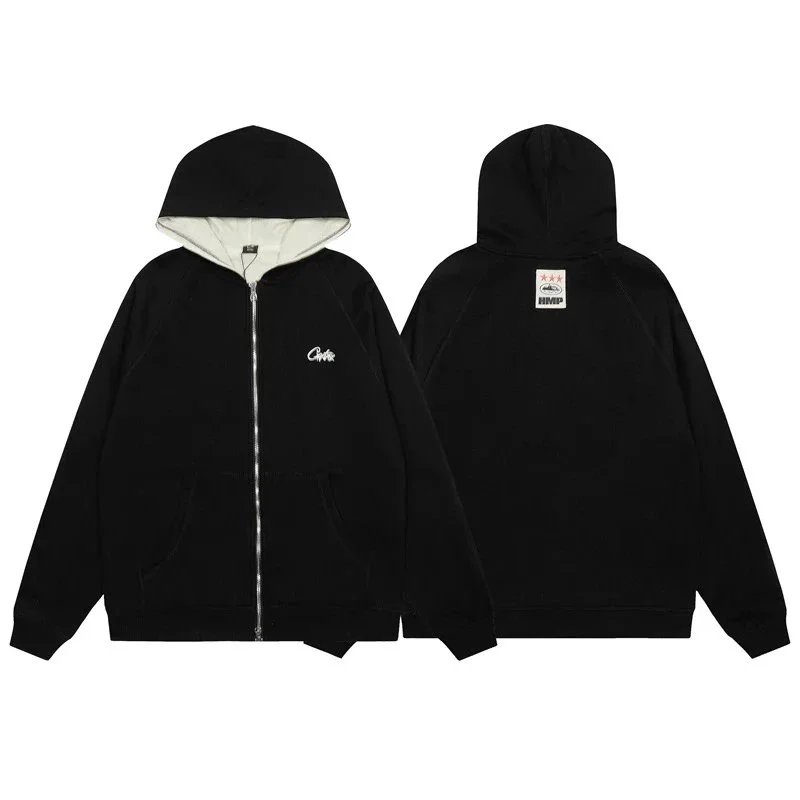 Corteiz Hoodies & Sweatshirts Rules the World graphic zip-up hoodie — BB037