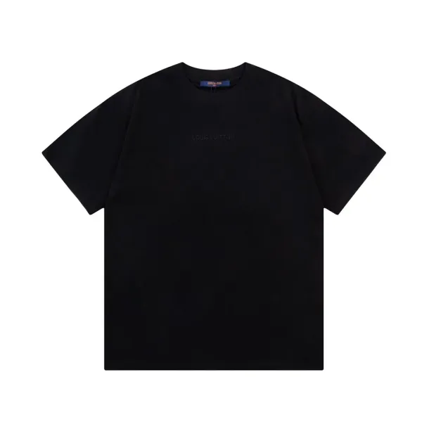 Louis Vuitton Monogram All-Over Print Black T-Shirt - 77