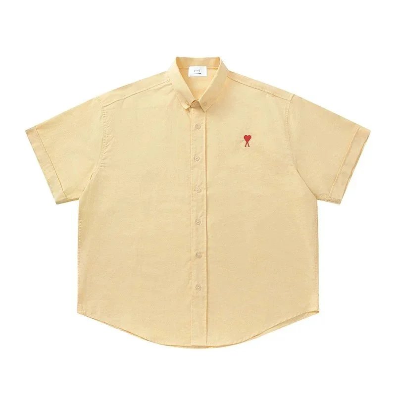 Heart Embroidered Cotton Shirt photo 4