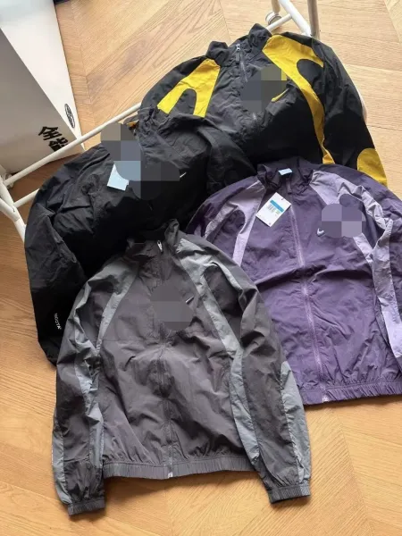 Nike Windrunner Jacket and Pants Set Black/Gray Tracksuit - 3