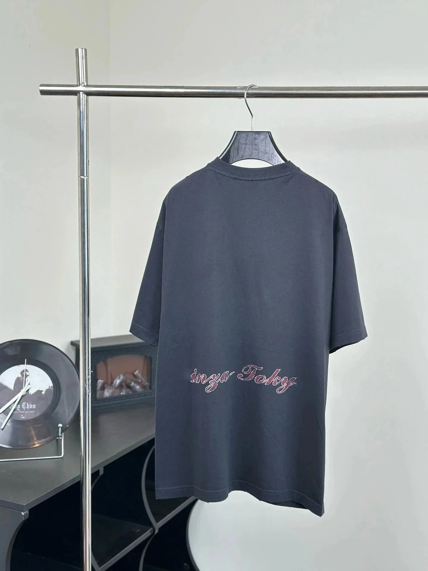 Balenciaga Tokyo Tower Graphic T-Shirt White - 4