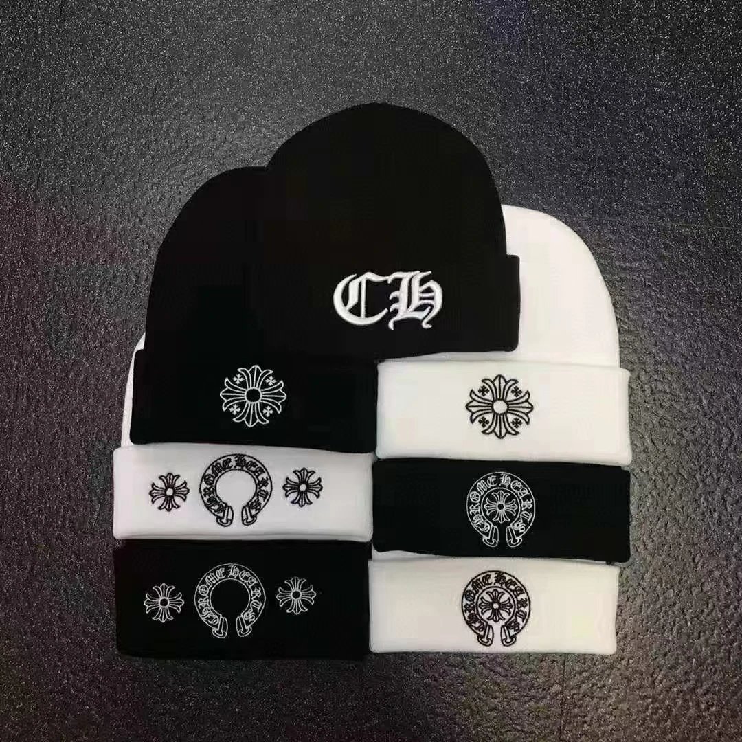 Sanskrit Print Knit Beanie