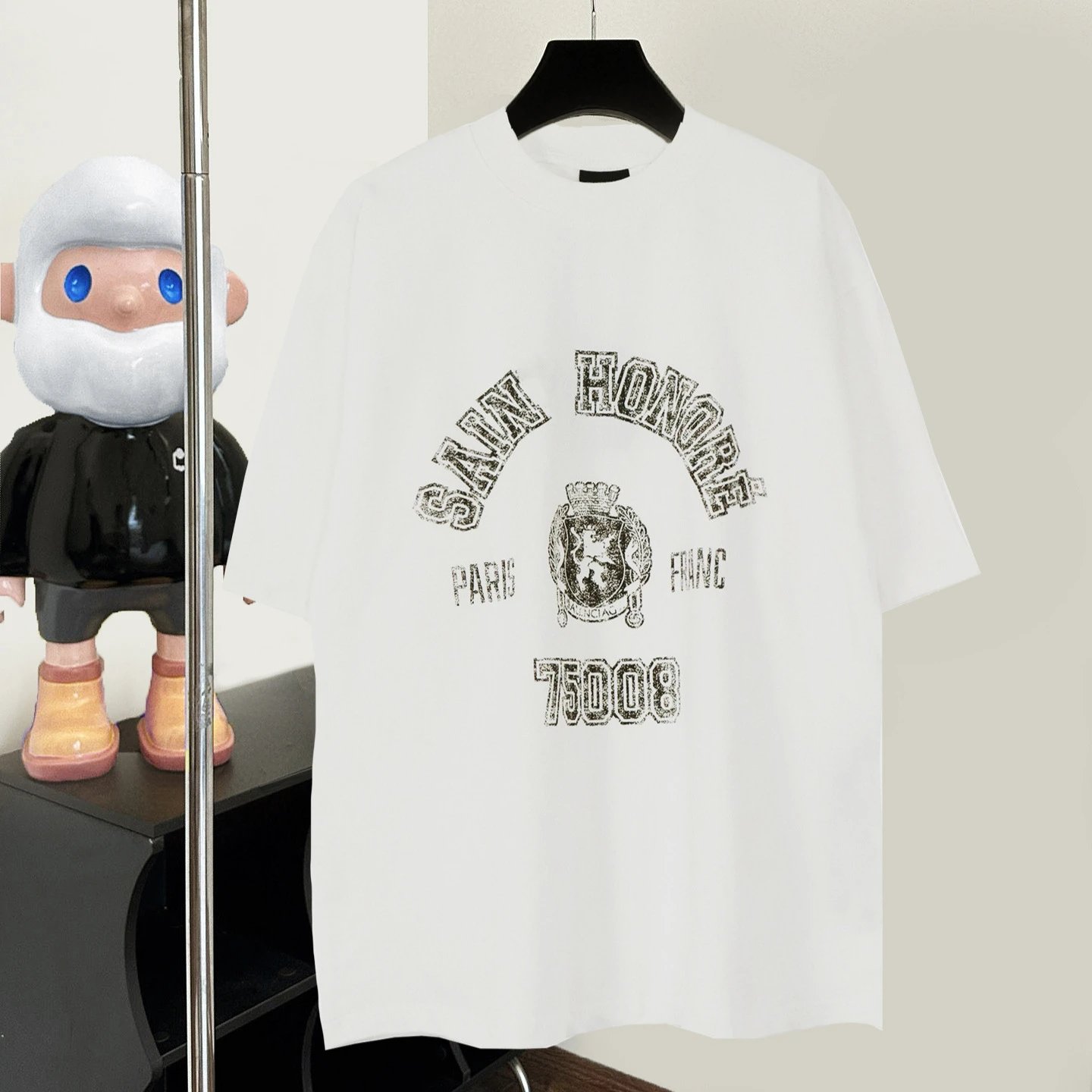 Balenciaga Distressed Print T-Shirt