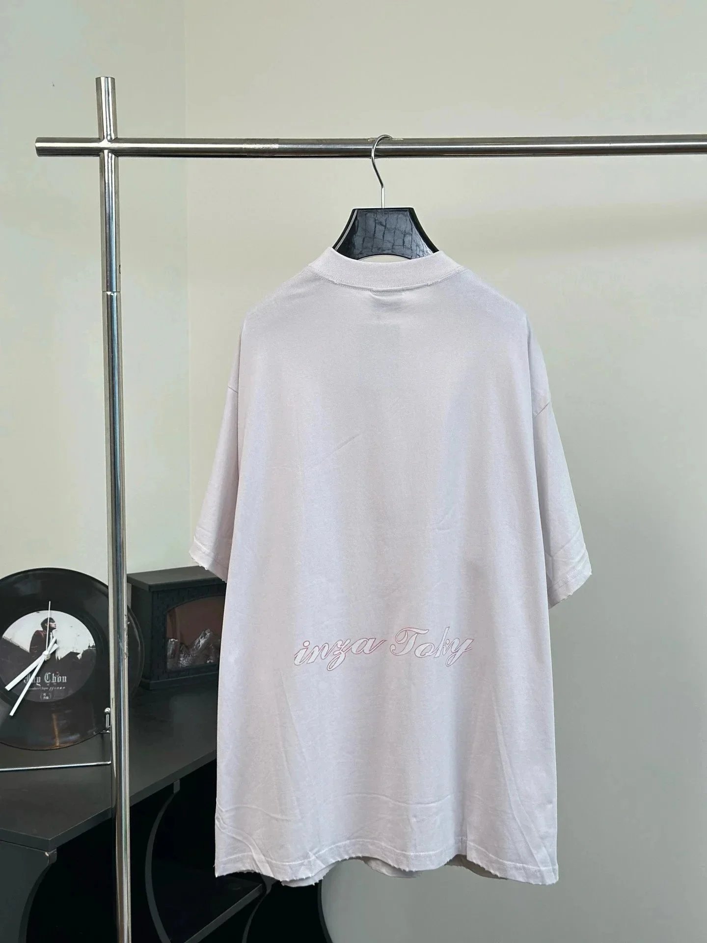 Balenciaga Tokyo Tower Graphic T-Shirt White - 5